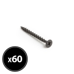 04800B<br>Plasterboard screw, wood threaded - 3,5 x 45 mm - 60 pcs / pack