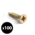 04802C<br>Chipboard screw - yellow - 4 x 30 mm - 60 pcs / pack